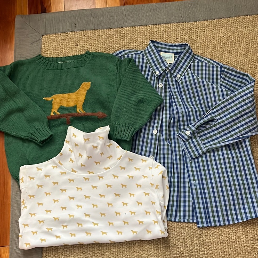 Little English Sweater and Shirts 4T/5